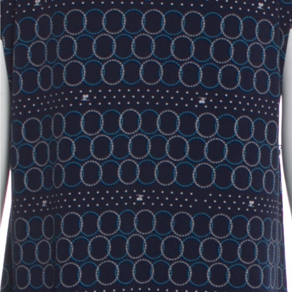 Courreges mini baby doll printed dress
